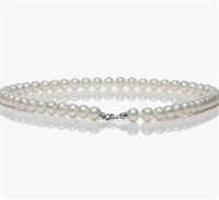 Collana Promesse Donna in Oro bianco PROPERLA5.5-6